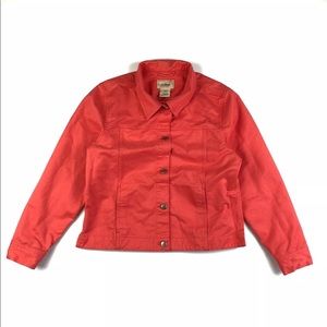 Salmon Pink L.L. Bean Jacket Sz Medium